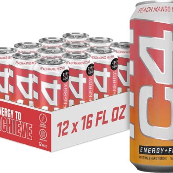 C4 Smart Energy Drink, Peach Mango Nectar