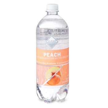 Clear American Peach Sparkling Water