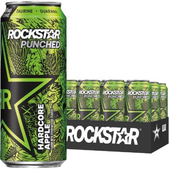 Rockstar Energy Drink Punched Hardcore Apple