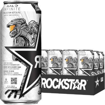 Rockstar Pure Zero Energy Drink, Silver Ice